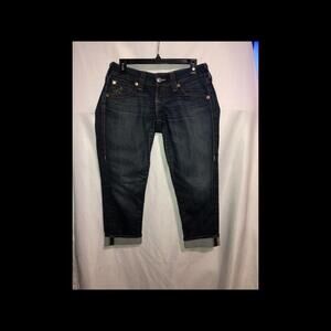 True Religion Women’s Stretch Capri Jeans Sz: 27”W X 25”L  Summer Styled